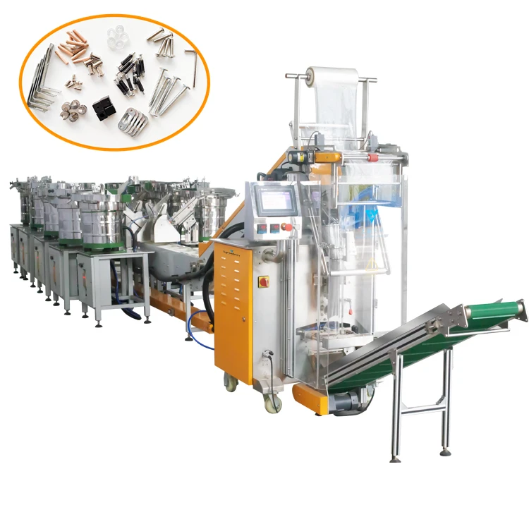Automatic Fastener Stud Bolts Self Drilling Screws Plastic Anchor Screws Spring Pins Counting Bagging Packing Machine