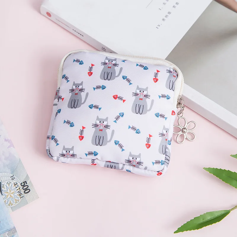 
Girl Kawaii Cute Earphone Organizer Mini Purse Coin Key Holder Travel Bags 