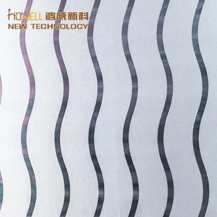 Decorative Glass Film Stained Glass Film With Pattern Non Transparent Window Film