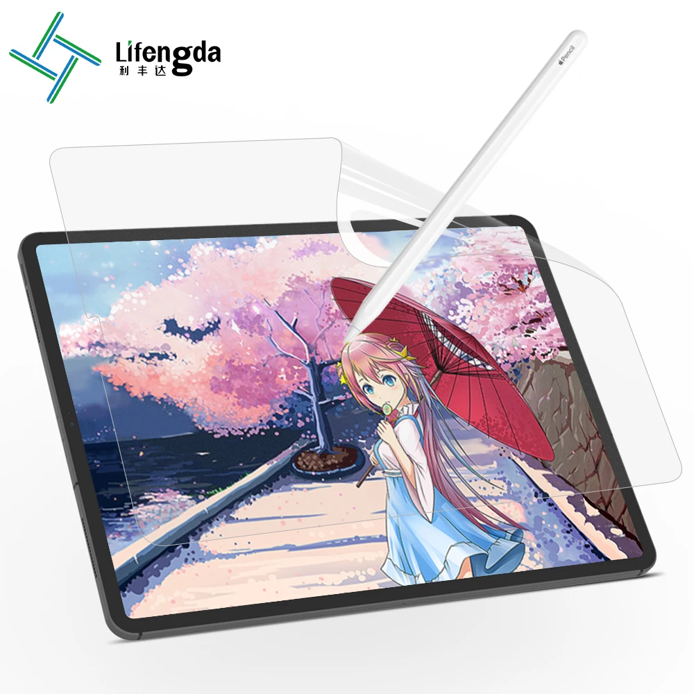 Матовая ПЭТ как бумага чувствовать себя пленки ручной записи для iPad 9 7-12 защита экрана