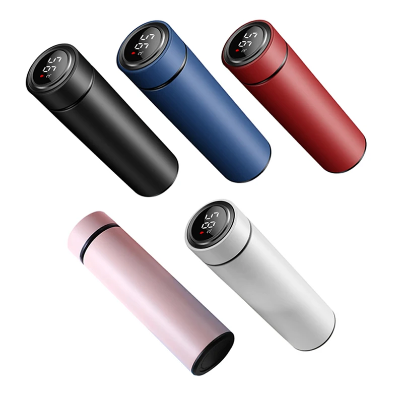SI170 16oz Smart Thermos with Temperature display Stainless Steel Water Bottle with Custom Logo