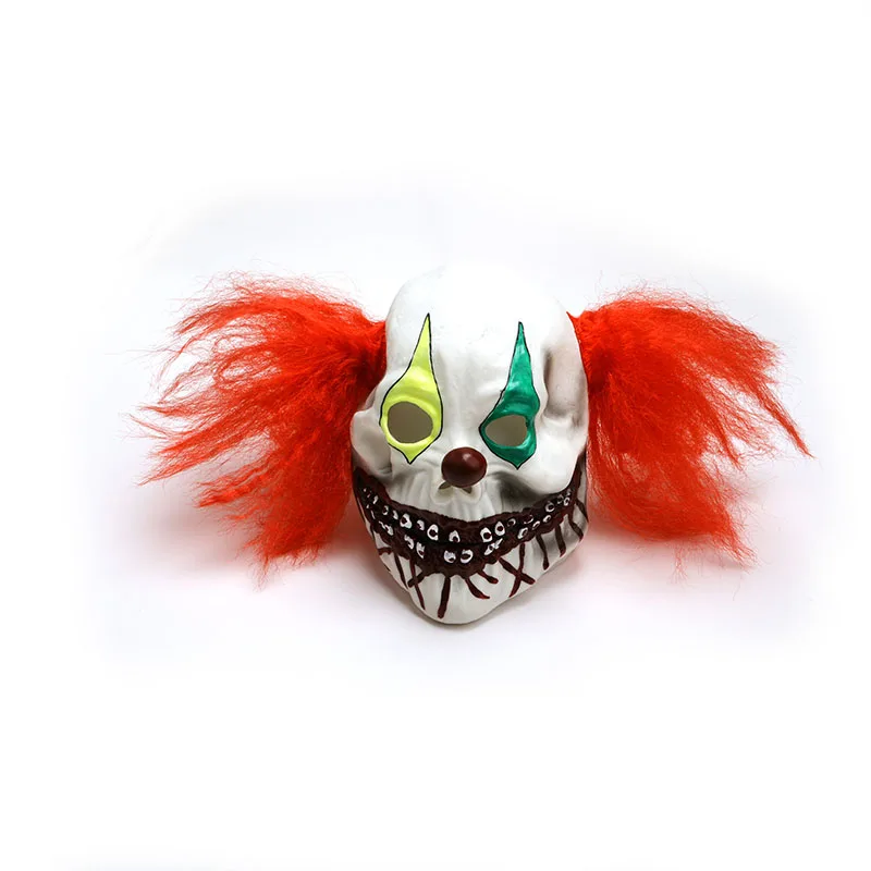 Scary Clown Mask Creepy Evil Clown Latex Face Masks for Adults Halloween Cosplay Party Props