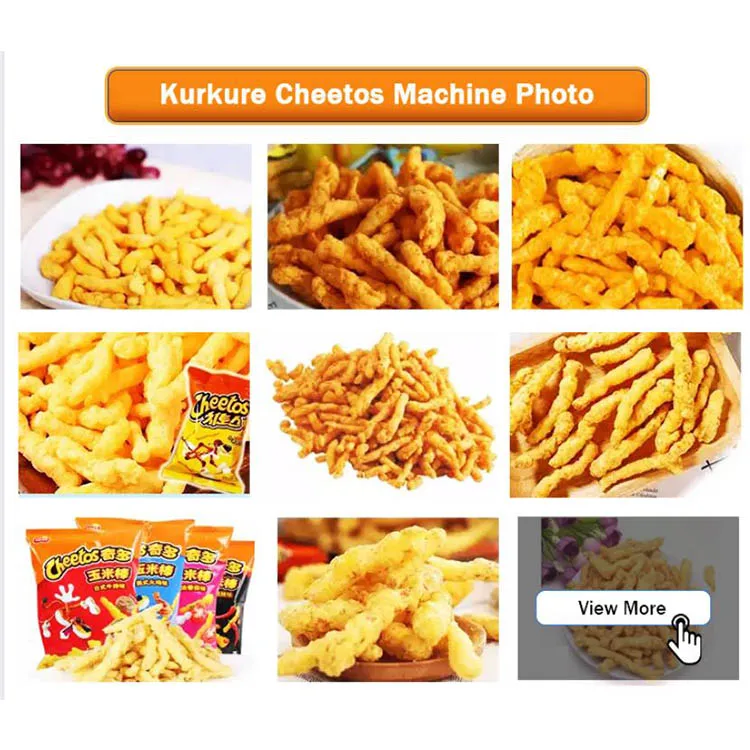 Factory hot sale cheetos extruded corn snacks machine multi-functional cheetos corn curls nik naks extruder machine