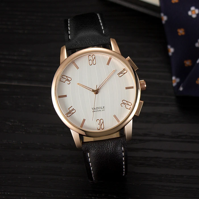 YAZOLE D 393 China Cheap Price Watches Men Business High Quality Quartz Wristwatches OEM Logo Waterproof Reloj de los hombres