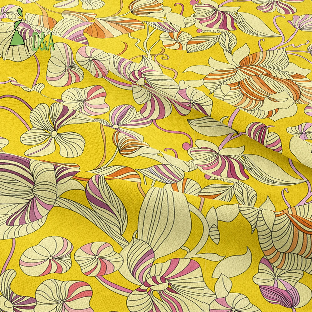 New Arrival Muti-colored Floral Printed Fabrics Tana Lawn Liberty London 100% Cotton Fabric For Garment