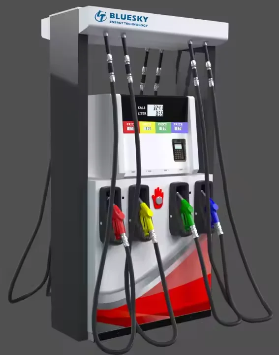 Bluesky Hot sales diesel gasoline Tatsuno flow meter Bennett pump gas station fuel dispenser  portable gasoline dispenser
