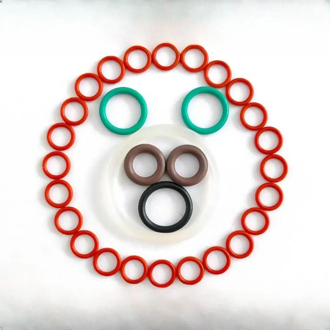 Processing custom transparent heat resistant elastic round food grade gasket O-ring silicone sealing ring
