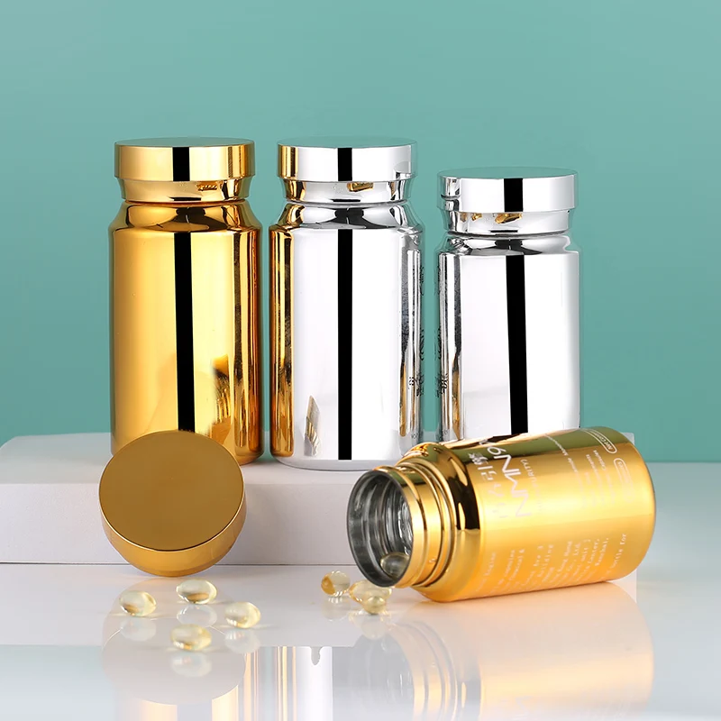 80 120 150 ML gold Unique Shaped Plastic Bottles Ceramic Candy Jars For Table Decoration Pumpkin Toy Candy Jar