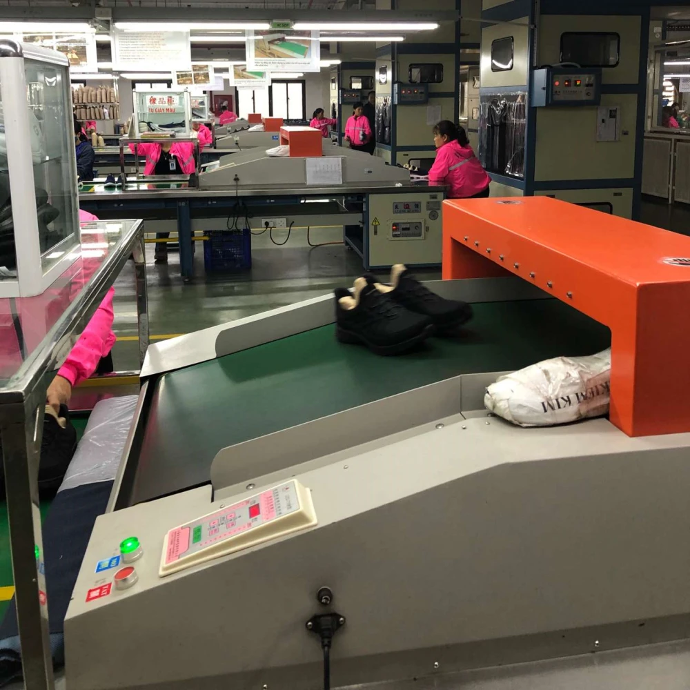 Zegoo textile and garment industrial conveyor belt needle metal detector