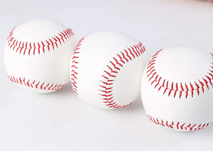 High Quality 9 Inch Bulk Leather Rubber Baseball Gear Equipment Custom Baseball Ball Weighted Baseball