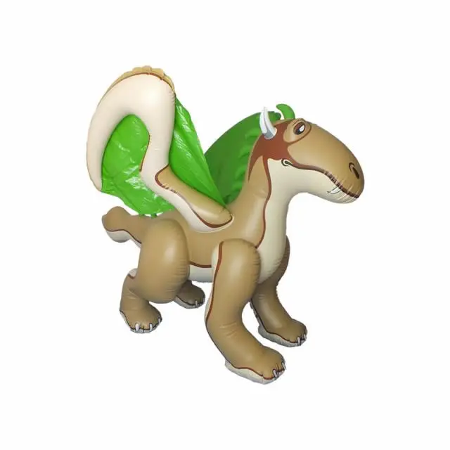 Outdoor decoration inflatable cartoon model nice inflatable sexy dragon with air blower for pool Inflatable anime dragon