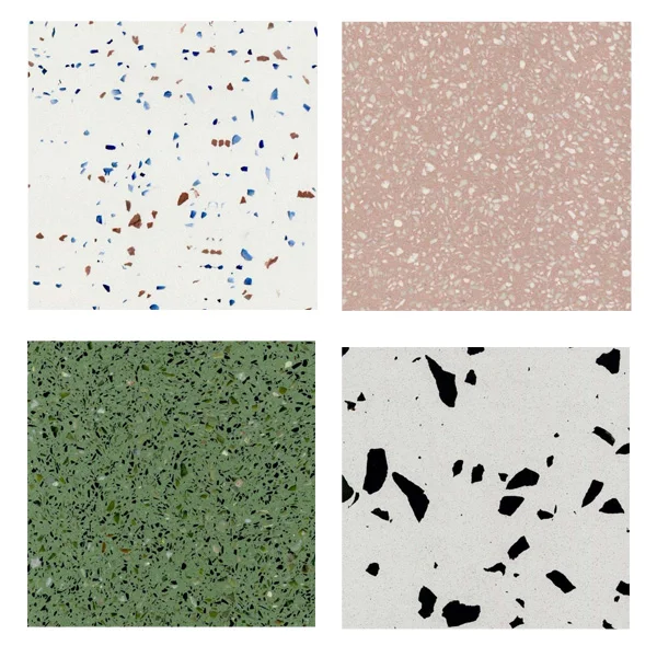 Vintage matt terrazzo porcelain stone tile new model floor 30x30 Terraza de azulejos Terrasse Tile Terrace