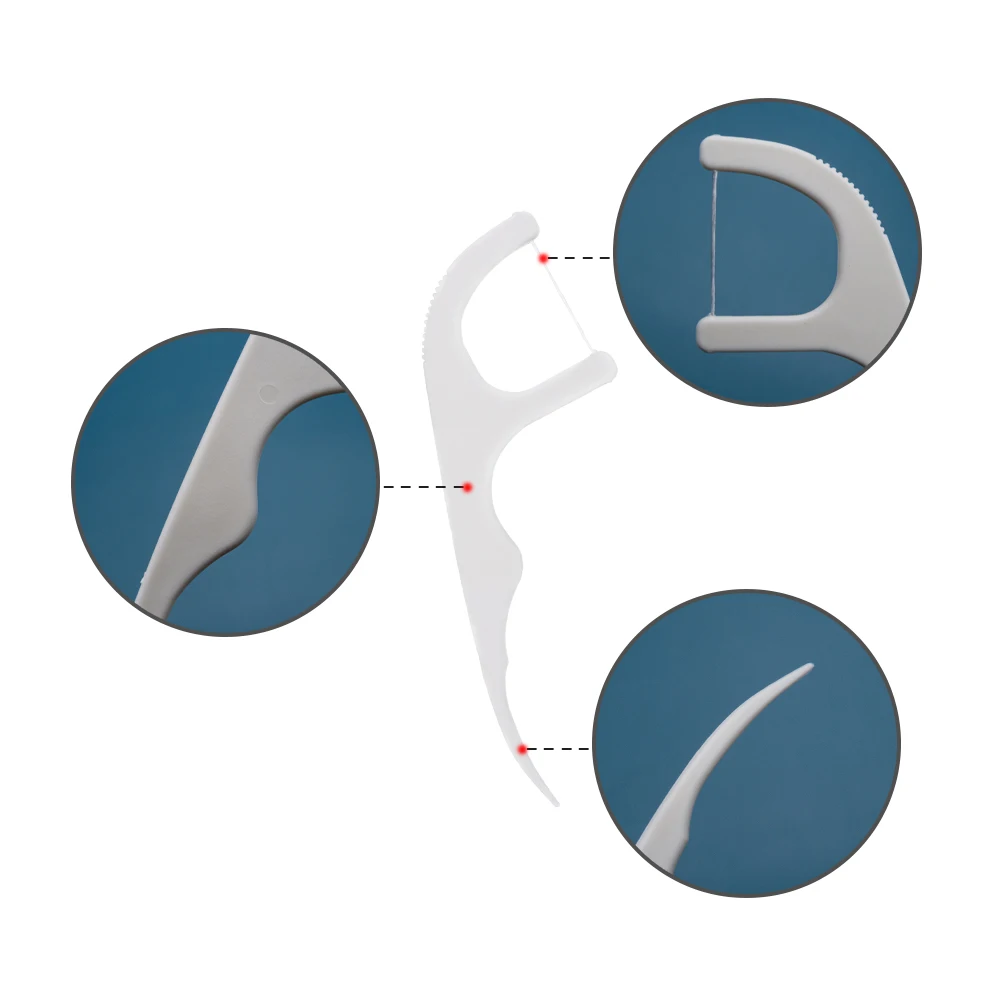 factory  new style and hotsale Excellent quality PTFE Y-shaped Back Teeth Floss Pick