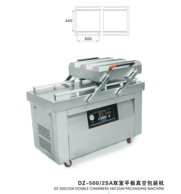 DZ-500/2SA automatic nitrogen injection vacuum packing machine