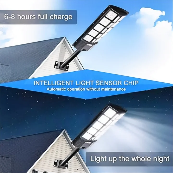 Streetlight Outdoor IP67 Waterproof Solar Light 50W/100W/200W/300W/400W Led Solar Street Light V380 Camera Home Camera 1080p 120