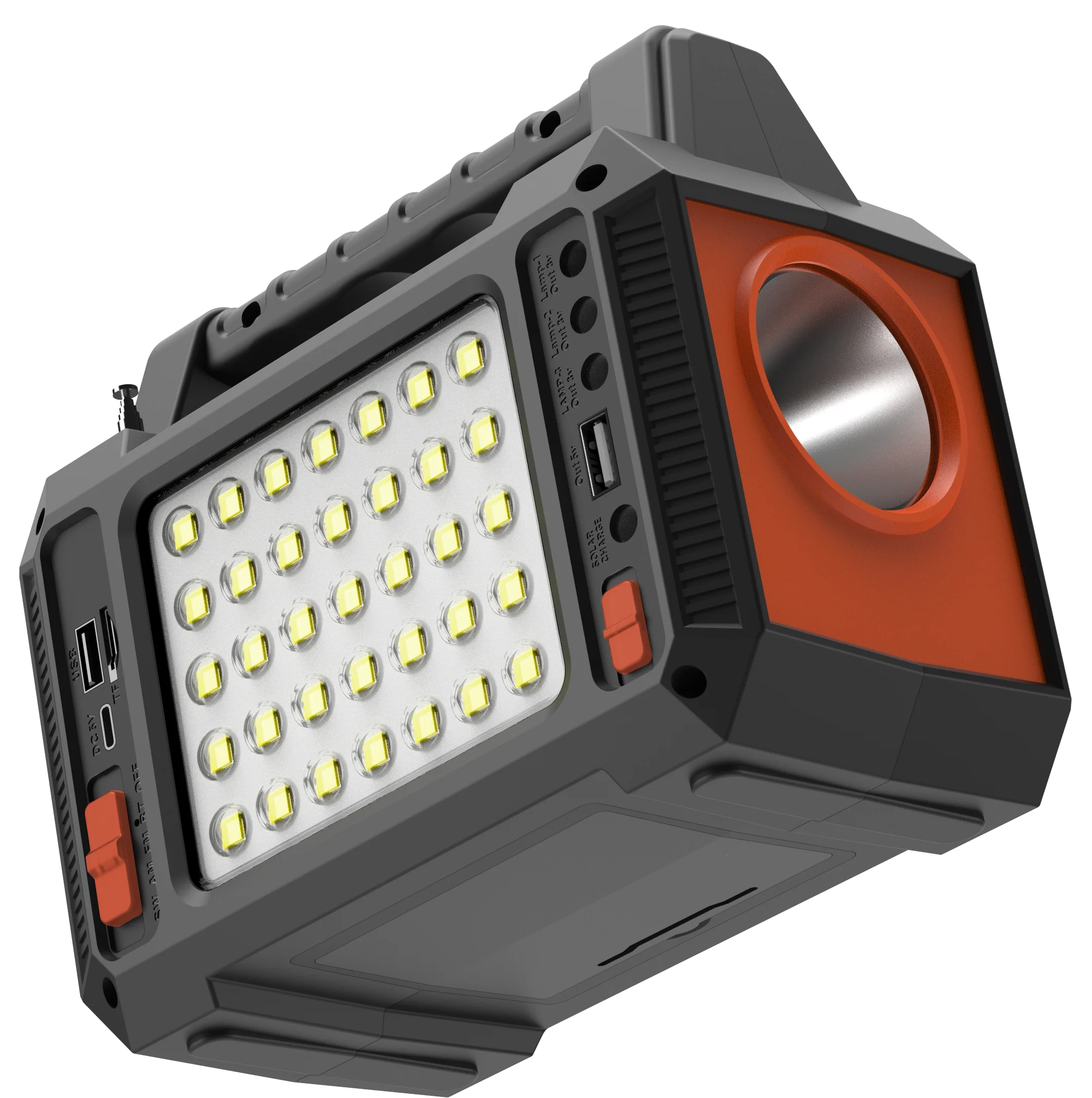 Wholesale High-Quality solar power lighting system rechargeable with USB Radio Solar Energy Charging Kit