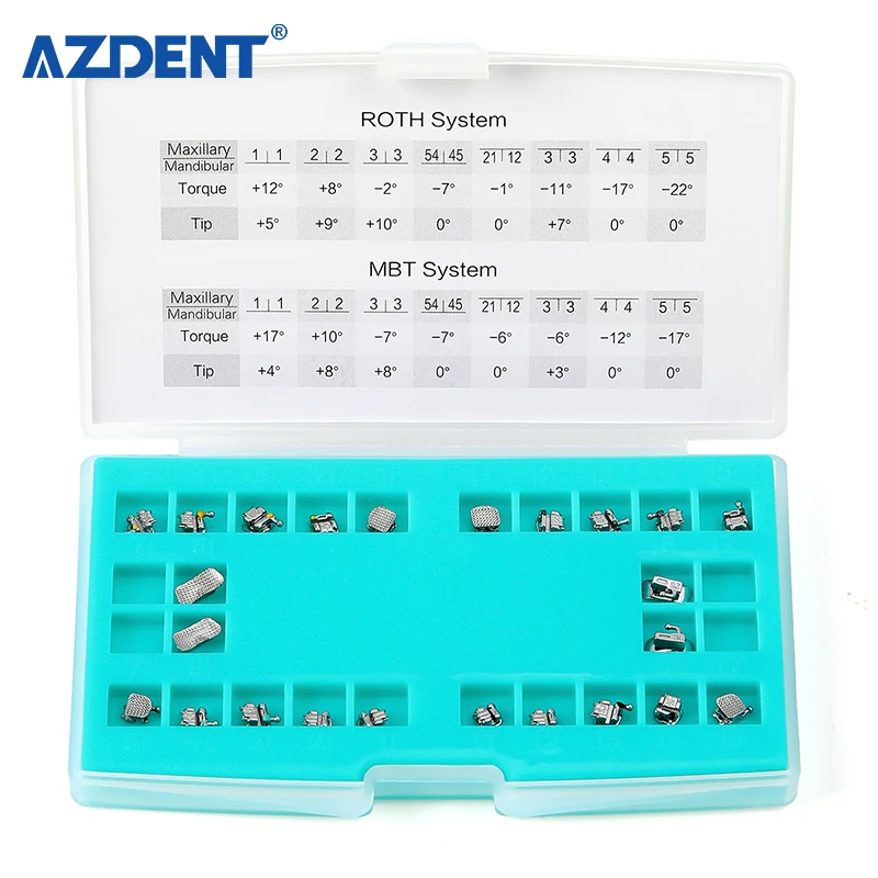 Профессиональный ортодонтический мини-слот для грызунов AZDENT. 022 стоматологические самолигирующие