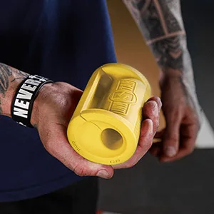 INNSTAR Non-slip Silicone weight lifting Barbell Fat Barbell OVAL GRIPZ