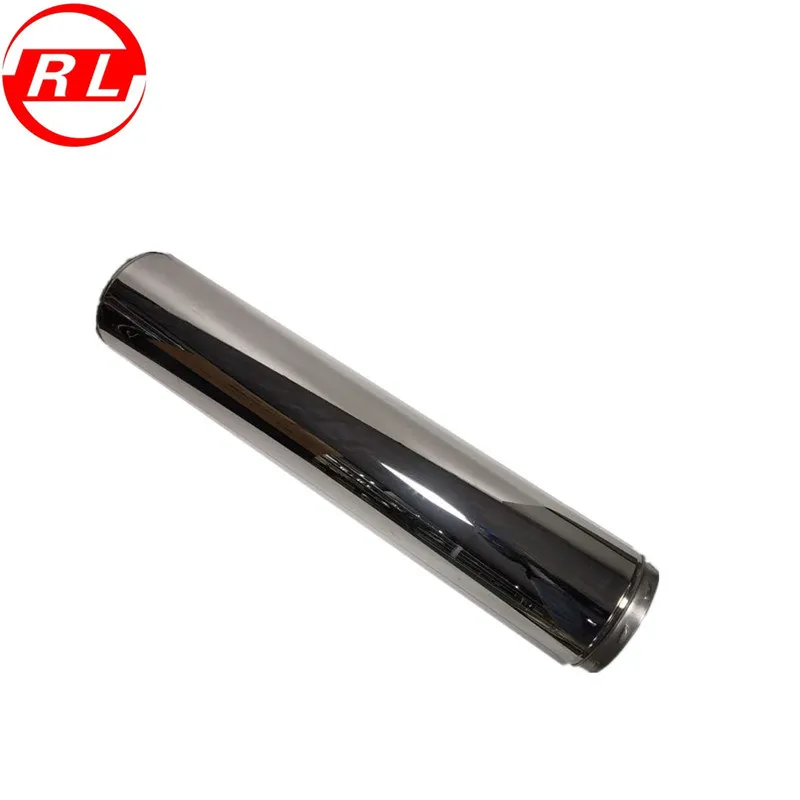 1000 mm Length Stainless Steel Twin Wall Twist Lock Straight Chimney Flue