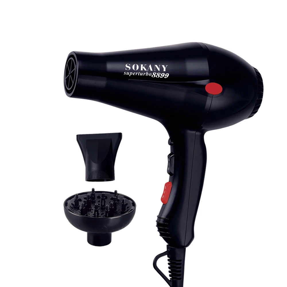 Sokany 2000W Strong Power 2 Speeds And 2 Heating With Concentrator Professional Hair Dryer