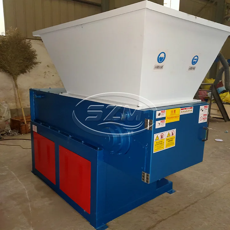 Plastic Pipe Domestic Waste Wood Pig Bone Single Shaft Shredder One Time Forming Shredder