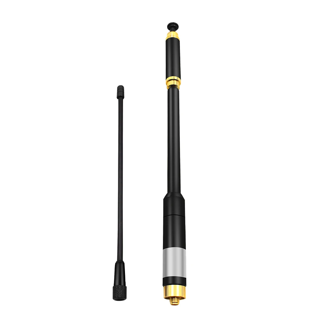 LONG RANGER PORTABLE ANTENNA DUAL BAND 144/430MHz VHF/UHF TELESCOPIC ANTENNA with SMA BNC connector