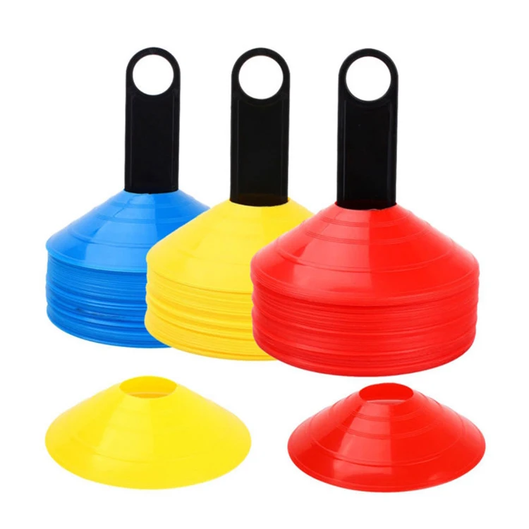 Custom football training equipment sports cone agility training plastic cone