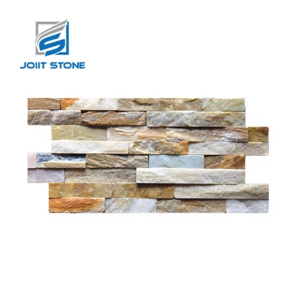 Slim Super Thin Beige Culture Stone Panel Natural Slate Stone Wall Panel