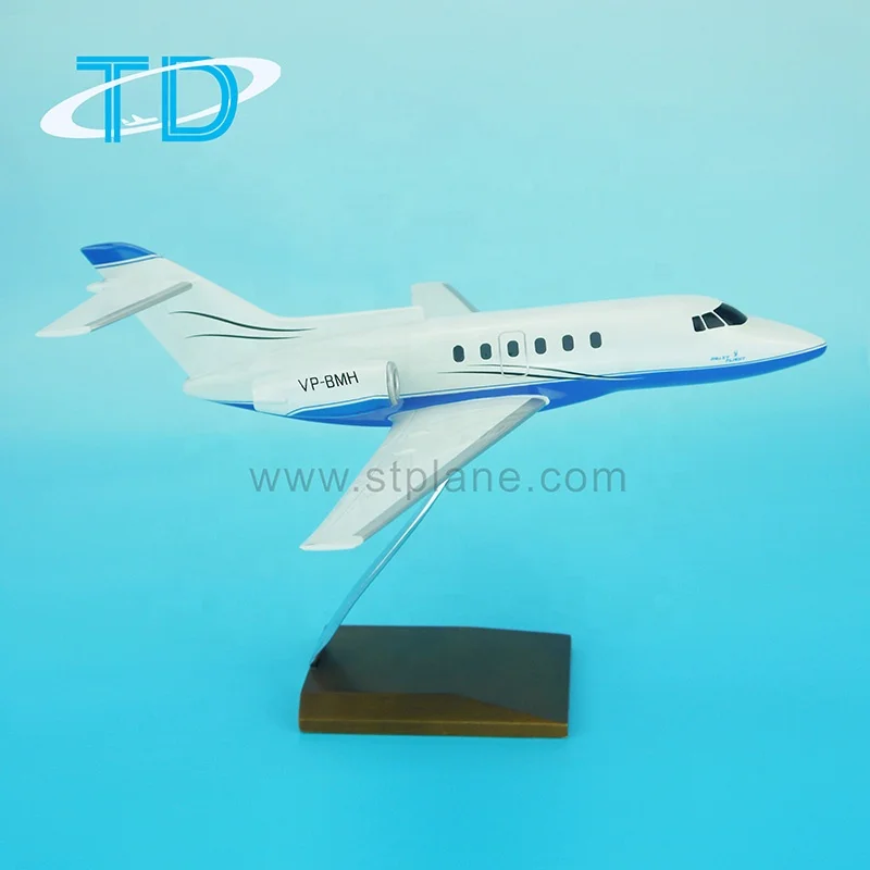 Hawker-800B 1:100 27cm Private Resin Model Aircraft Model