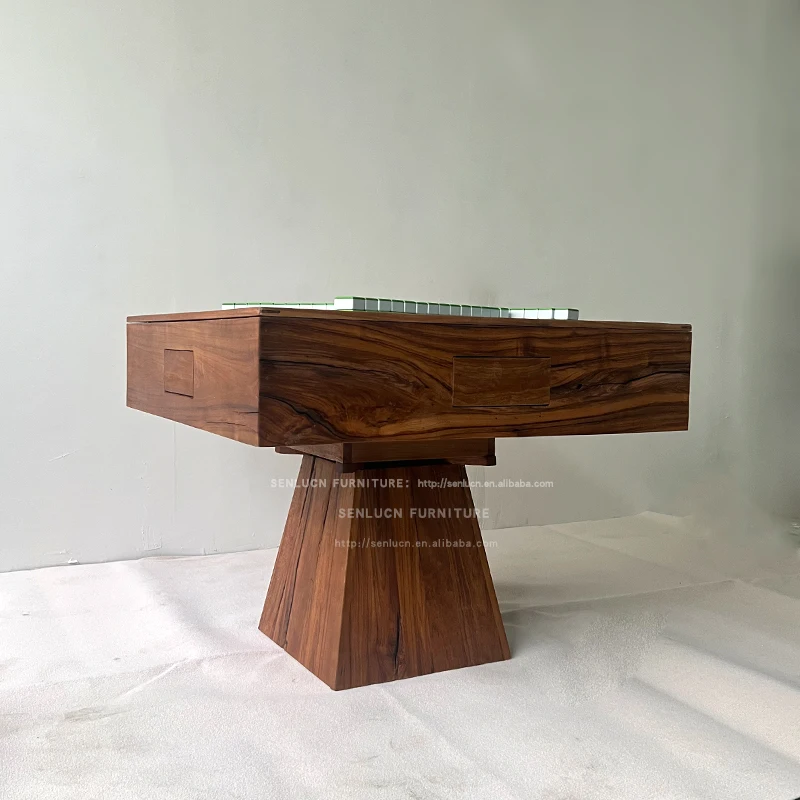 Oriental Aesthetics Fit Modern Elements High End Silky Durable Automatic Mahjong Table