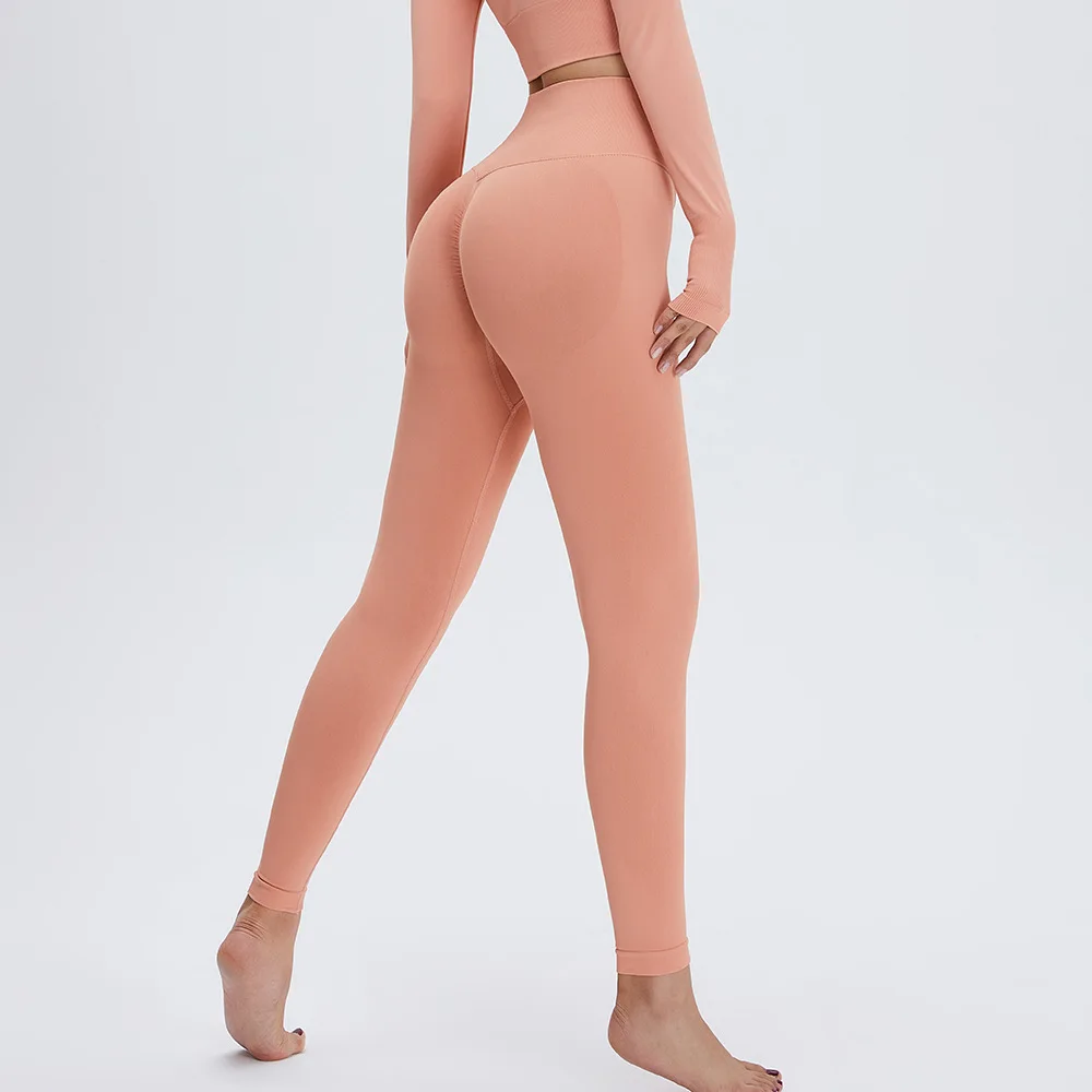 High Waist Seamless Lycra Legging Push Up Leggins Sport Women Fitness Running Yoga Pants Energy Elastic Trousers Gym Girl Tights