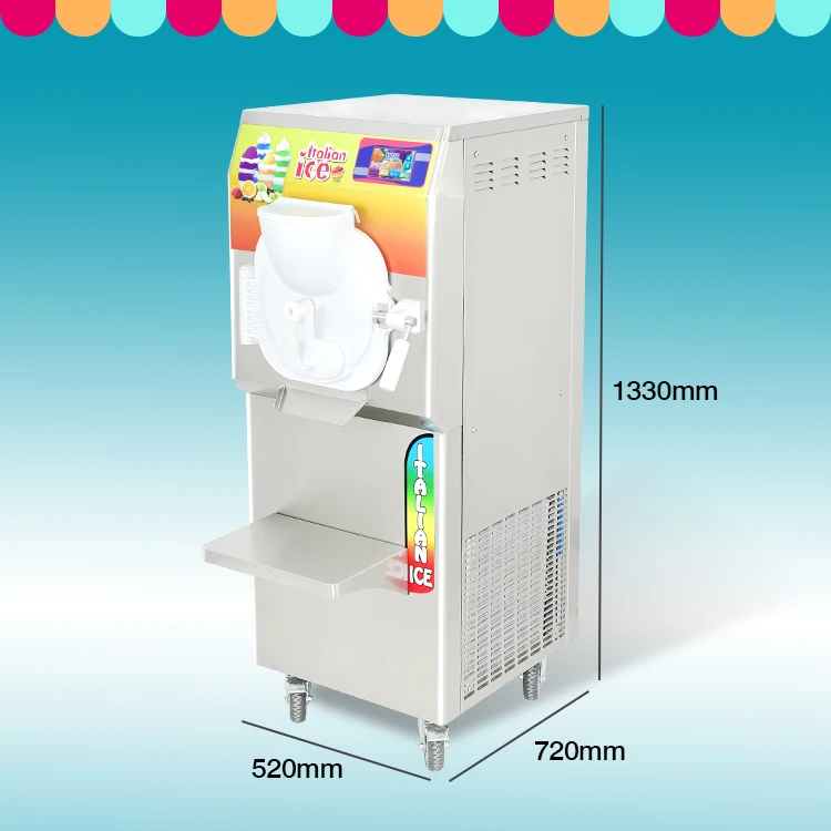 Kolice CE ISO ETL Italian ice making machine/high efficiency chocolate ice cream making machine italian ice cream machinery