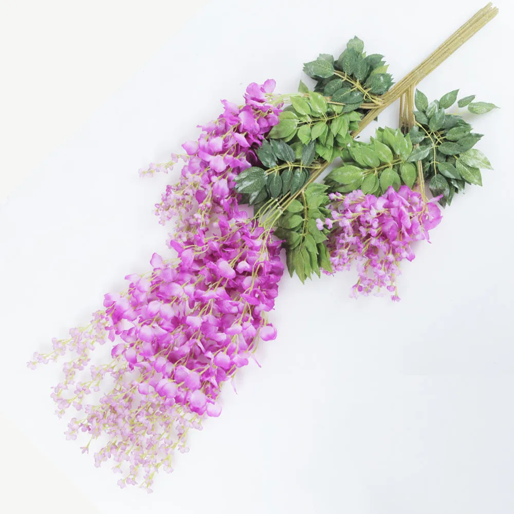 Букет арочной гирлянды настоящие сенсорные лампочки Декор бумажные цветы настенная панель упаковка оптом искусственные глицинии орхидеи