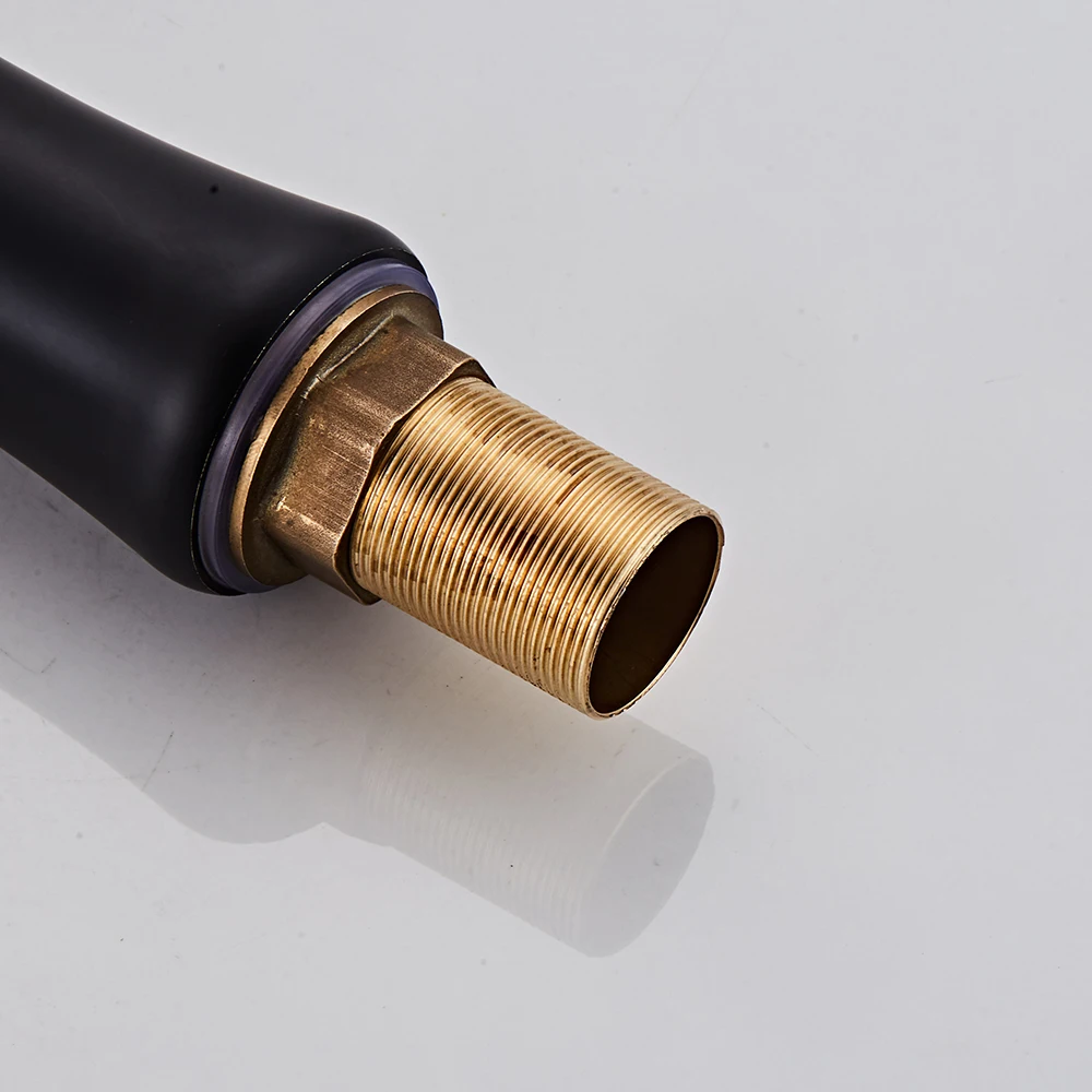 YUNDOOM Torneira Deck Mounted Banheiro Torneira Cozinha Glowing Boiling Water Tap Musluk Grifo Griferia Wasserfall Basin Faucet