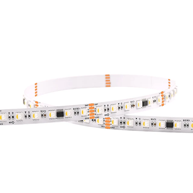 Dmx512 Rgbw 24 В декоративная красочная полоса света для сценических событий переключатель через контроллер 84 светодиодов/м Светодиодная лента