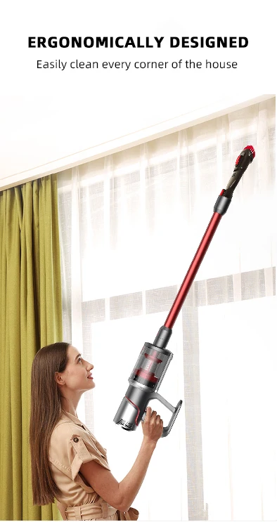 700mL Big capacity 200w LED display 4 speed gears free spare parts vacuum cleaner