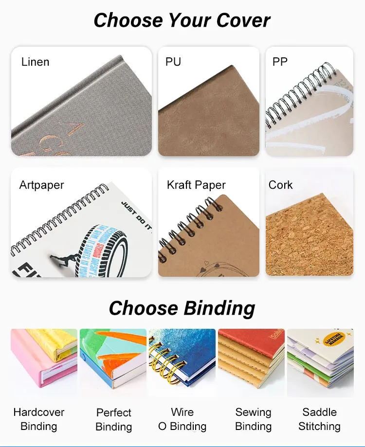 linen fabric cover journal