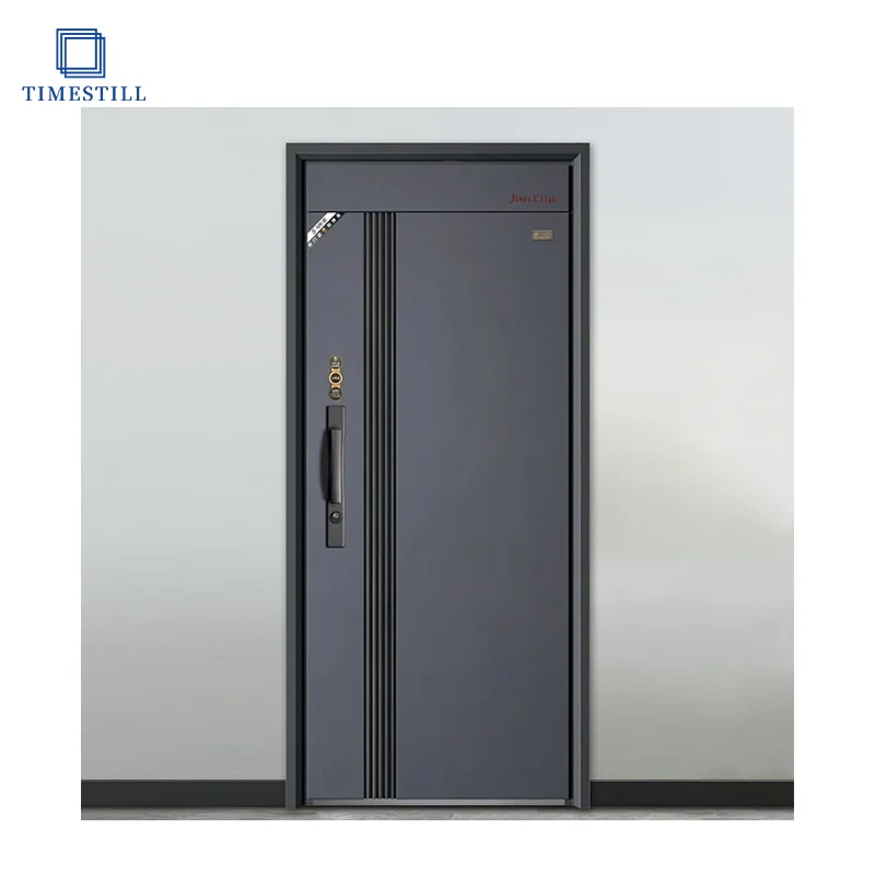 Luxury Exterior Timestill Main Entrance Aluminum Pivot Front Door Modern House Entry Stainless Steel Pivot Doors
