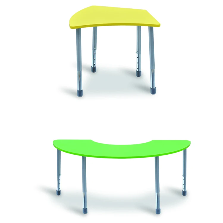 Custom Color Adjustable Height Cheap School Furniture Student Desk Manufacturer For Classroom