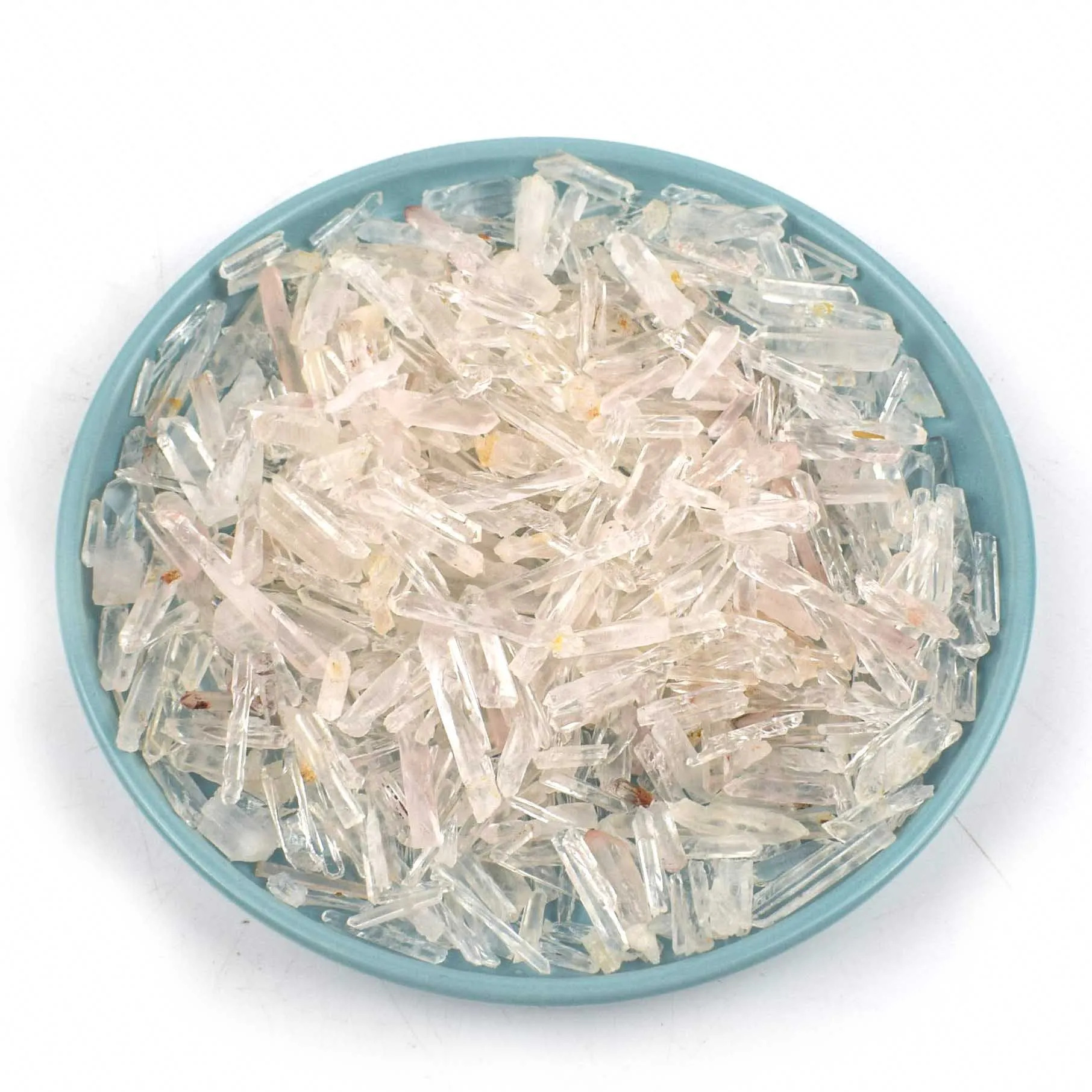 Natural White Crystal Single Pointed Transparent Energy Column Clear Quartz Rock Crystal Healing Points For Decoration