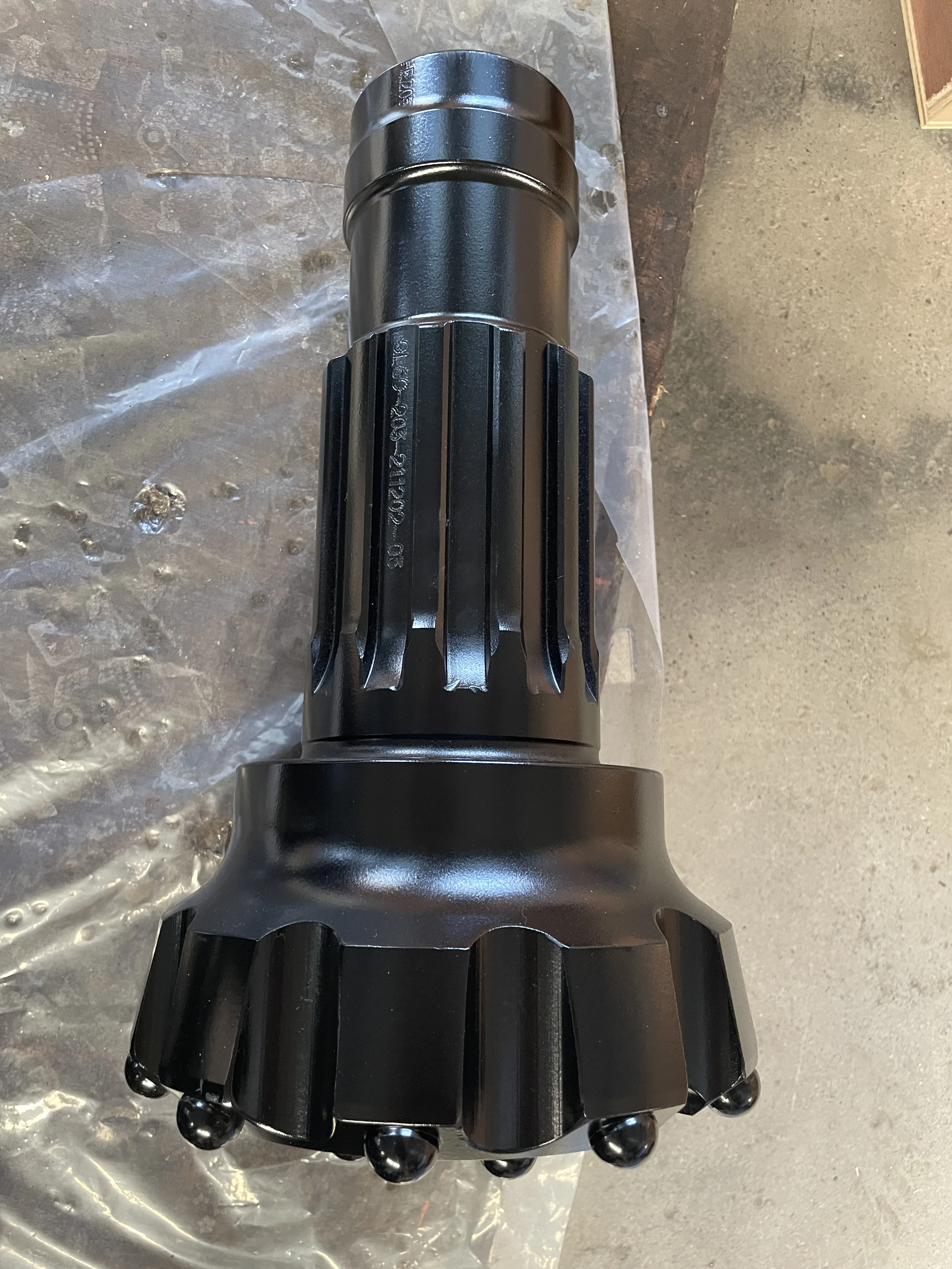 Best quality DHD3.5 flat face 95mm the best price drill bit 8 spline dth drilling bit for sale