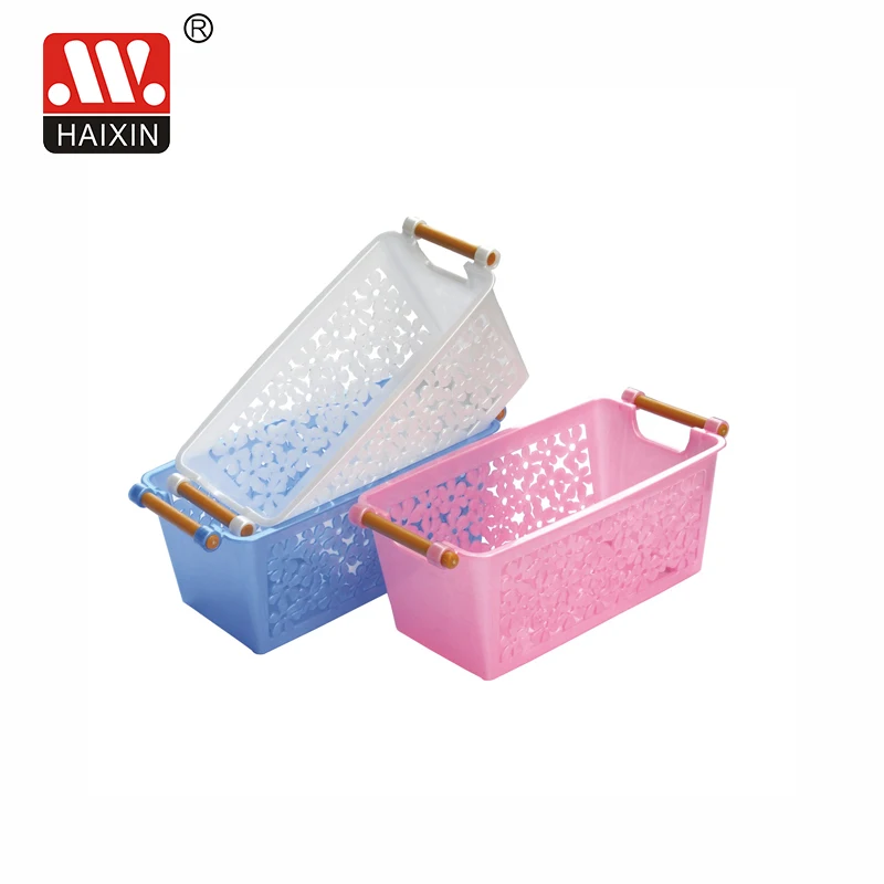 Plastic Handy Basket Storage Basket Great for Bathrooms Bedroom and Kitchen