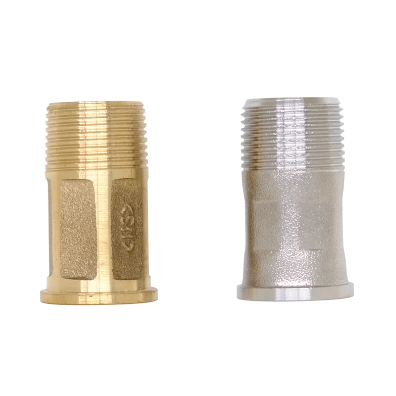 china suppliers custom water tube fitting ND20 brass water meter nipple