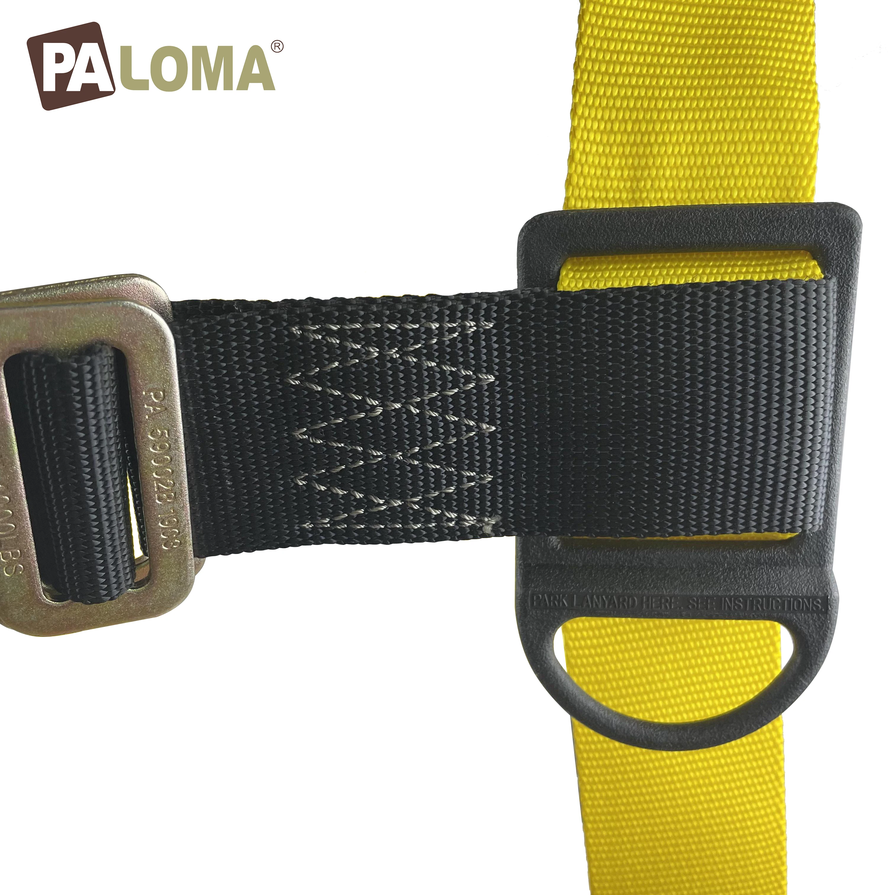 Оптовая продажа, стандартные спасательные страховочные ремни ANSI для скалолазания, защита от падения, регулируемые страховочные ремни на весь корпус