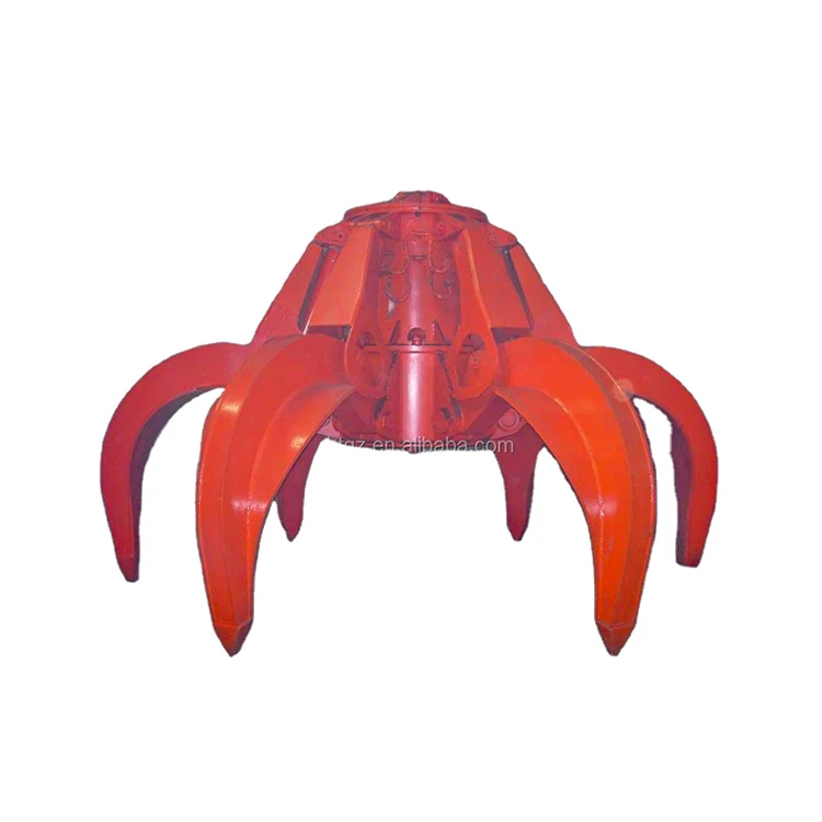 Electrohydraulic Double Flap Grab Bucket Lifting Material Machine Grab Industrial Electric Hydraulic Grab With Single Crane