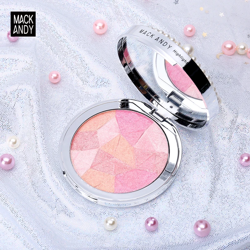 Highlighter Palette Makeup Powder Blusher Face Bronzer Brightener Contouring Shimmer Body Base Face Glow Cosmetics