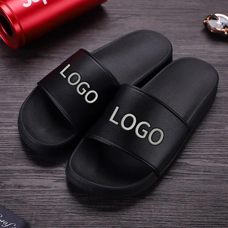 Custom LOGO Summer Slides Sandals for Men and Women New Fashionable Customizable Slippers