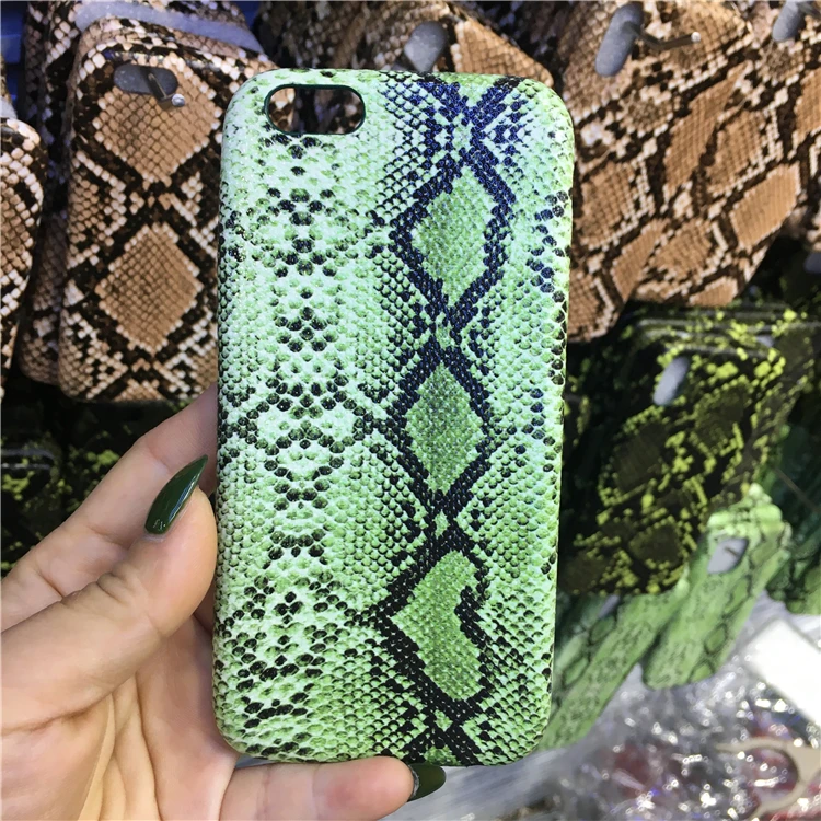 
Snake Skin Case For Iphone 12 pro max, PU Leather Cover Case Crocodile Texture For iphone 7 8 plus xr xs 