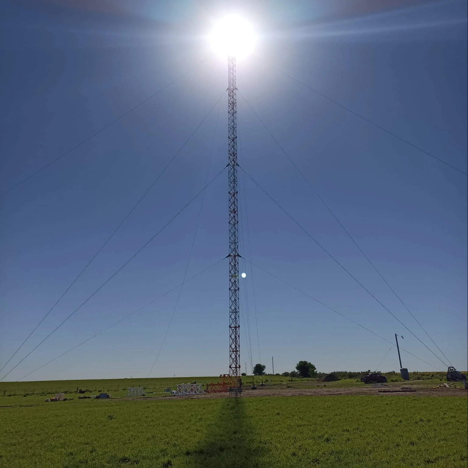 low-cost High quality guyed mast pole radio mast and tower