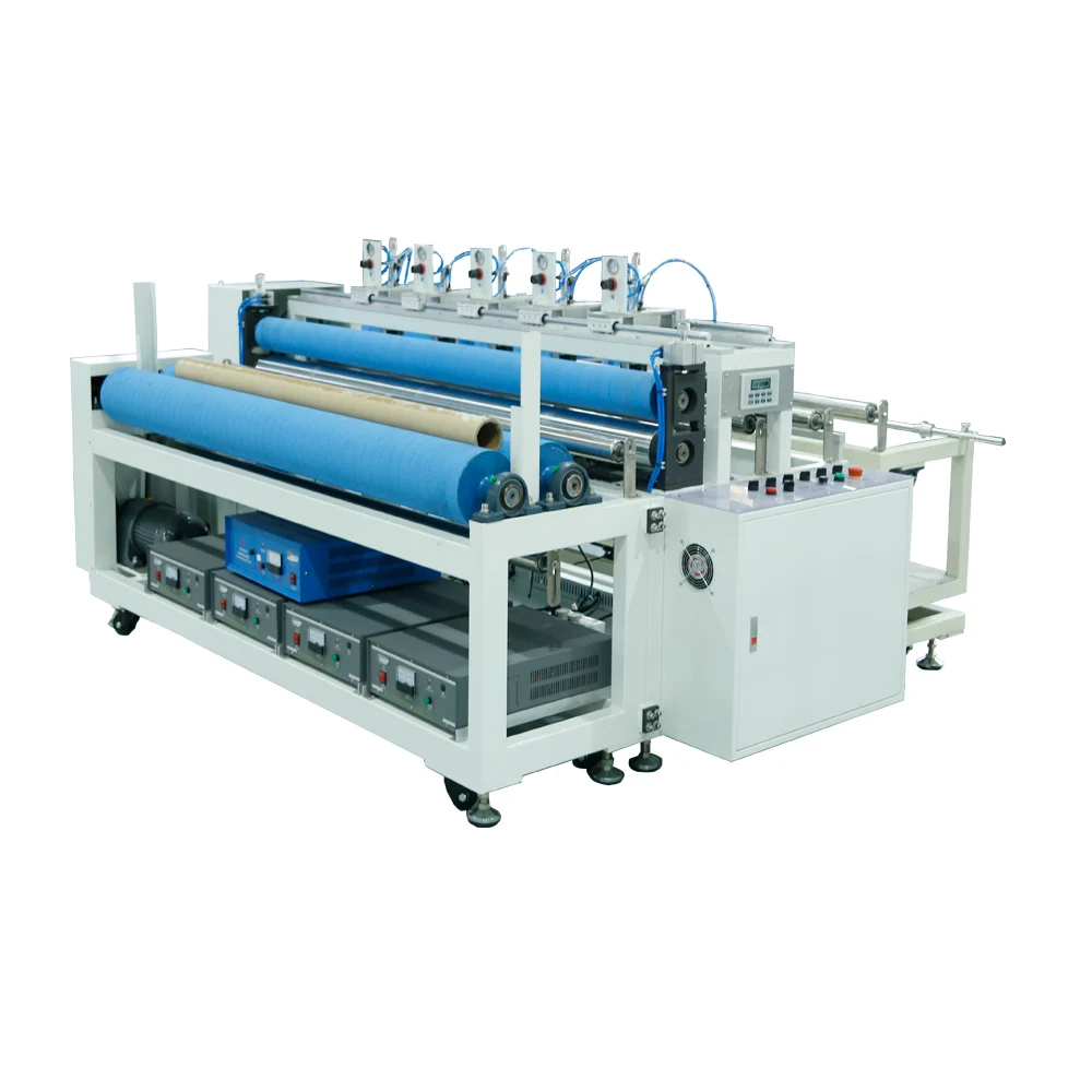 Fully automatic vertical non woven bag nonwoven fabric roll slitting machine membrane cutting machine